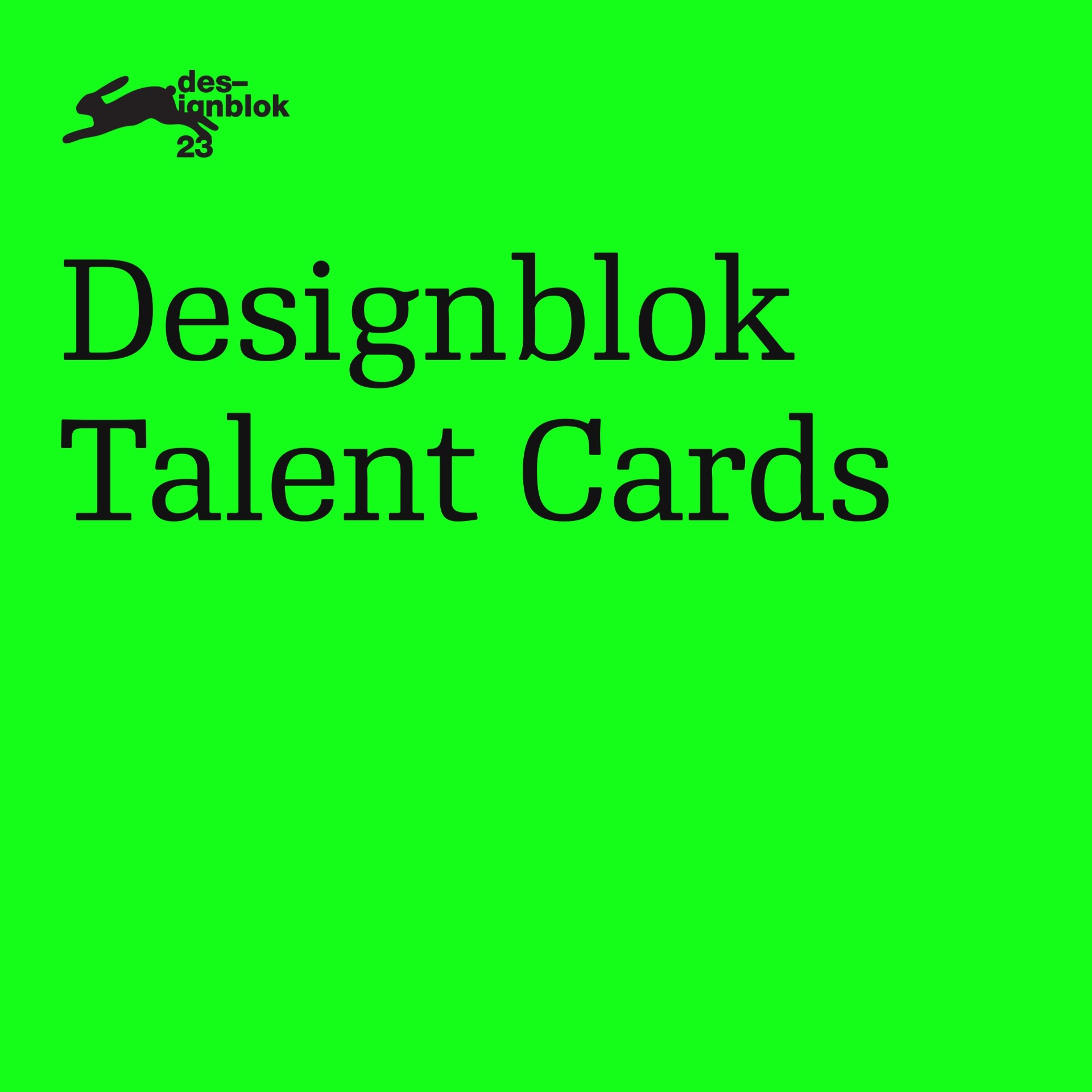 Designblok Talent Cards