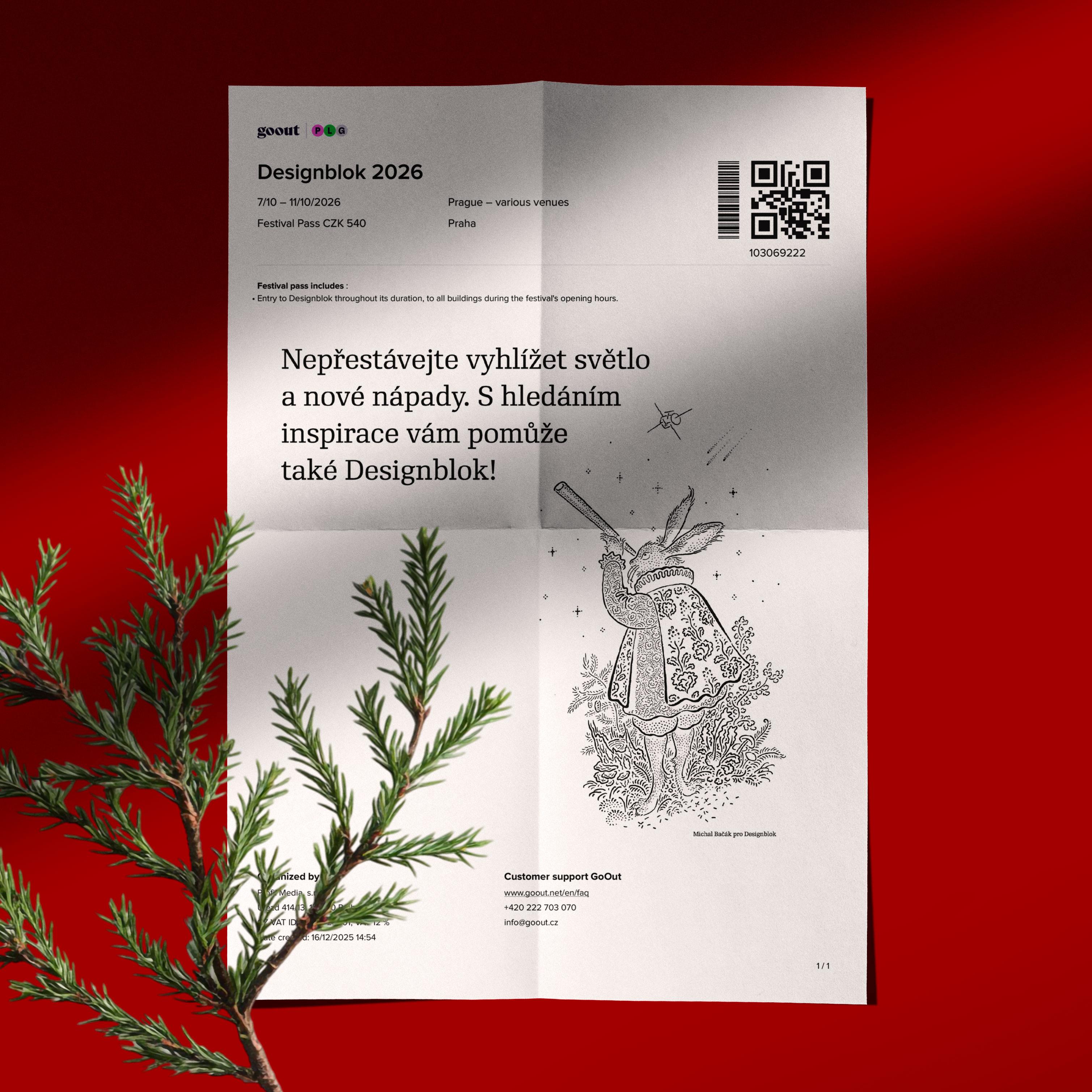 The perfect gift for Design(blok) lovers? A&nbsp;ticket to the 28th edition — just a&nbsp;few clicks away