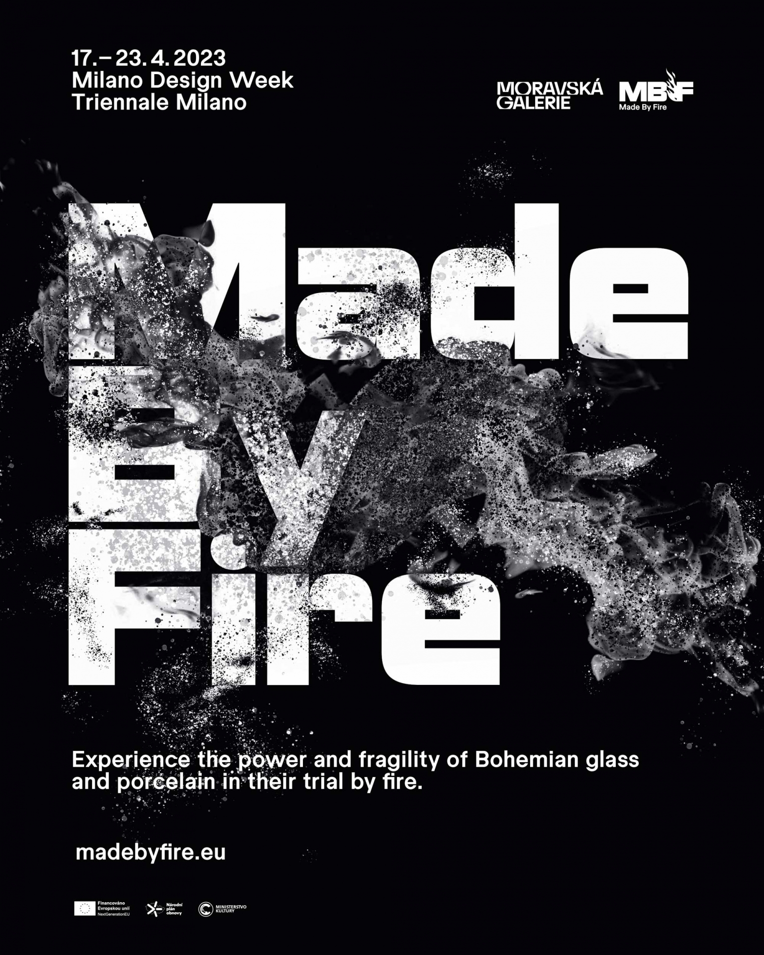 The Moravian Gallery and Designblok send the best Czech designers of glass, porcelain and ceramics to Milan. They will be presented in the unique Made by Fire exhibition at the Triennale Milano