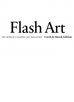 Časopis Flash Art Czech & Slovak Edition